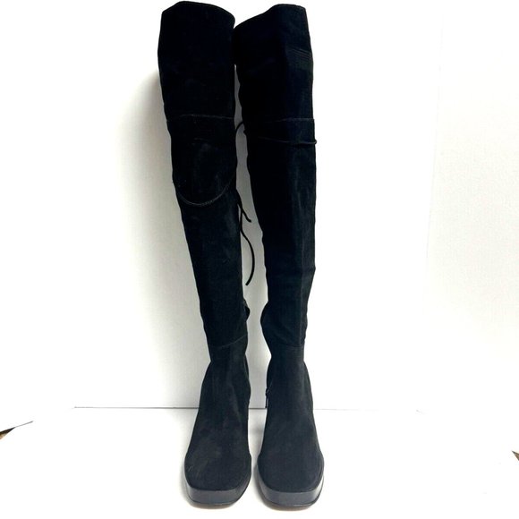 Free People Womens Echo Platform Boot Black Suede EU39 M US9 - Picture 3 of 6